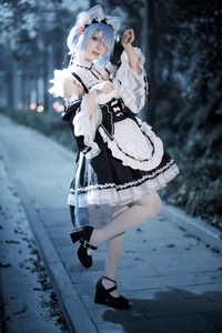 Sweet Enchantment: Coser Hua Qi Hana as Neko Rem Part02-6