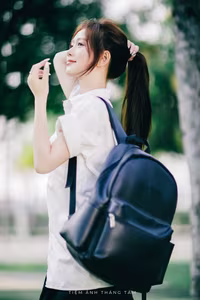 XVG No.36: Young Woman with Camera: Capturing Youthful Charm & Natural Style-15