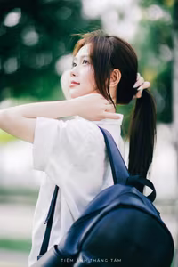 XVG No.36: Young Woman with Camera: Capturing Youthful Charm & Natural Style-16