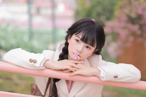 Dreamy Spring Aesthetic: Schoolgirl Style Under Cherry Blossoms - JK Uniform-24