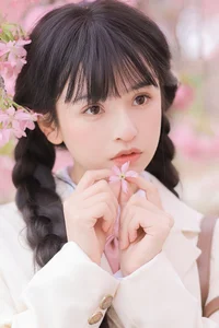 Dreamy Spring Aesthetic: Schoolgirl Style Under Cherry Blossoms - JK Uniform-6