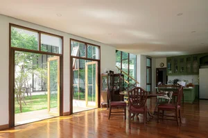 Modern Tropical 2-Story Home Design: The LP16 House Featuring North-South Ventilation, Private Pool, and Sustainable Wooden Louvers for Multi-Generational Living-16