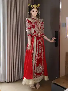 Li Shuang Er: Traditional Beauty in Vibrant Xiùhéfú from XiuRen model Part01-16