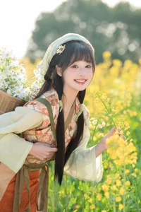 Lạc Bước Giữa Đồng Hoa Cải Vàng Cùng Nàng Thơ Xia Yu Xiao Nian-7