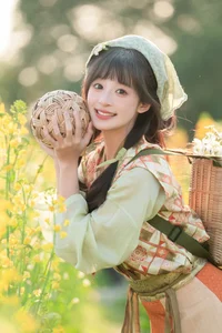 Lạc Bước Giữa Đồng Hoa Cải Vàng Cùng Nàng Thơ Xia Yu Xiao Nian-32