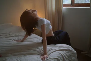 Artistic Indoor Rope Art Photography Featuring Jie Mo - YiTuYu Art Language Vol.9373 | Elegant Atmospheric Portraits and Creative Visual Storytelling-4