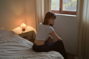 Artistic Indoor Rope Art Photography Featuring Jie Mo - YiTuYu Art Language Vol.9373 | Elegant Atmospheric Portraits and Creative Visual Storytelling-17