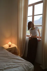 Artistic Indoor Rope Art Photography Featuring Jie Mo - YiTuYu Art Language Vol.9373 | Elegant Atmospheric Portraits and Creative Visual Storytelling-5