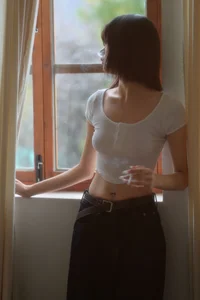 Artistic Indoor Rope Art Photography Featuring Jie Mo - YiTuYu Art Language Vol.9373 | Elegant Atmospheric Portraits and Creative Visual Storytelling-19