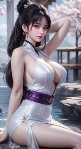 AI Generated Jian Lai Ruan Xiu Xiao Pa Cai: Cherry Blossom Serenity 0057-4341035951-0