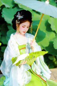 Xiao Du Tong Xue: Elegant Sunset Creek Portrait Series from YiTuYu Art Language Vol.9376 - Aesthetic Outdoor Lifestyle Photography-11