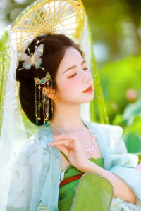 Xiao Du Tong Xue: Elegant Sunset Creek Portrait Series from YiTuYu Art Language Vol.9376 - Aesthetic Outdoor Lifestyle Photography-4