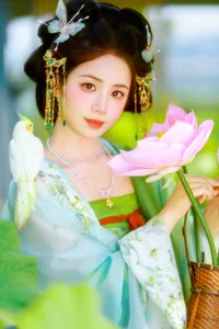 Xiao Du Tong Xue: Elegant Sunset Creek Portrait Series from YiTuYu Art Language Vol.9376 - Aesthetic Outdoor Lifestyle Photography-34