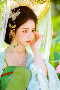Xiao Du Tong Xue: Elegant Sunset Creek Portrait Series from YiTuYu Art Language Vol.9376 - Aesthetic Outdoor Lifestyle Photography-0