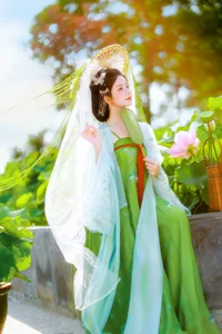 Xiao Du Tong Xue: Elegant Sunset Creek Portrait Series from YiTuYu Art Language Vol.9376 - Aesthetic Outdoor Lifestyle Photography-23