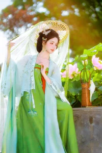 Xiao Du Tong Xue: Elegant Sunset Creek Portrait Series from YiTuYu Art Language Vol.9376 - Aesthetic Outdoor Lifestyle Photography-17