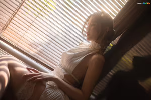 Jiu Shi A Zhu: Beauty Bathed in Warm Afternoon Sun - Alluring Moment by the Window-6