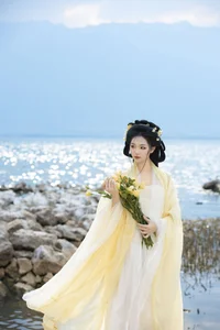 Ethereal Grace of Wan Jiang Ting in YiTuYu Art Language Vol.8851 by the Lake-18