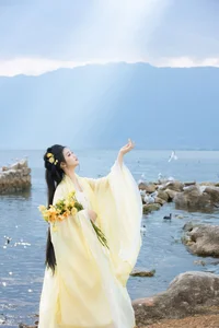 Ethereal Grace of Wan Jiang Ting in YiTuYu Art Language Vol.8851 by the Lake-8