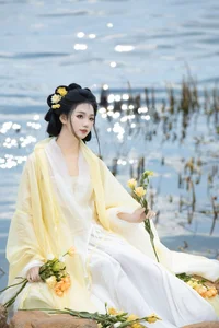 Ethereal Grace of Wan Jiang Ting in YiTuYu Art Language Vol.8851 by the Lake-11