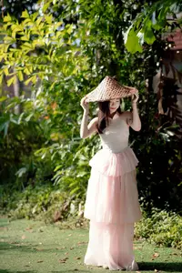 Ethereal Beauty Amidst Green Nature | Stunning Outdoor Portrait-2