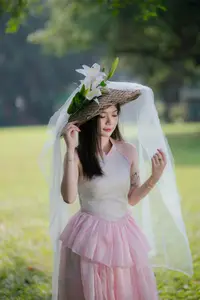 Ethereal Beauty Amidst Green Nature | Stunning Outdoor Portrait-3