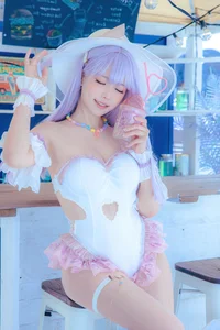 Ethereal Charm: Ely_eee Captivates in the Stunning Plymouth Swimsuit Collection-15