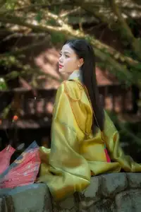 Elegant Ancient Beauty: A Mysterious Asian Maiden's Serene Moment | FB_IMG_1765243494071.jpg-0