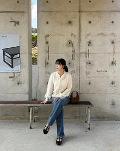 Master the youthful and elegant Korean U40 fashion style-2