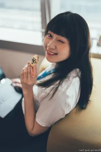 Sophisticated Office Lady Fashion: Ruoying in Elegant White Blouse, Black Pencil Skirt, and Sheer Stockings for a Professional Corporate Look-39