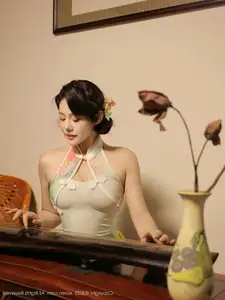 XiuRen No.10749: Li Li An Na O's Elegant Cheongsam Photoshoot Captures Timeless Asian Beauty-38
