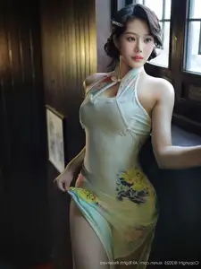 XiuRen No.10749: Li Li An Na O's Elegant Cheongsam Photoshoot Captures Timeless Asian Beauty-13