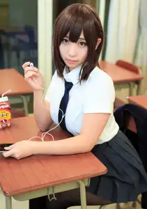 Moe Iori in School Uniform: Pure Charm of "Monday's Child" Part03.-0