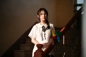 Gentle Beauty of a Young Woman in Golden Light: An Evocative Portrait.-4