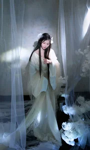 Ethereal Moonlight Muse: Discover the Poetic Beauty of Fen Mian Gu Niang-6