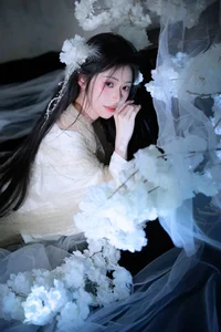 Ethereal Moonlight Muse: Discover the Poetic Beauty of Fen Mian Gu Niang-10