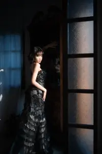 Yi Ming: Classic Elegance in Black Lace Dress - YiTuYu Art Language Vol.8835-19