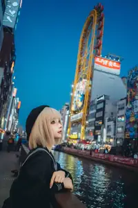 Coser Chunmomo's Enchanting Autumn Quest: Part04 Captures Street Style Beauty-12