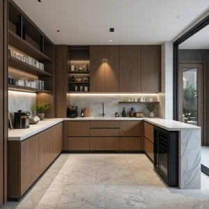 2026 Kitchen Design Trends: Aesthetic Floor-to-Ceiling Cabinets for Maximum Storage and a Dust-Free, Minimalist Look in Modern Homes-16