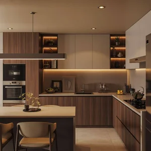 2026 Kitchen Design Trends: Aesthetic Floor-to-Ceiling Cabinets for Maximum Storage and a Dust-Free, Minimalist Look in Modern Homes-13