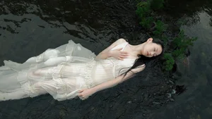 Ethereal Muse by the Stream - YiTuYu Art Language Vol.8957 Yang-4