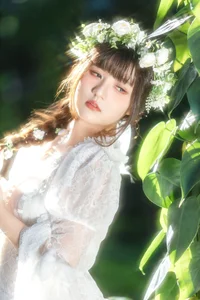 Stunning Asian Art Photography by YiTuYu Art Language Vol.9278 Featuring Model Wo Bian Cheng Zhu Le Ni Fu Ze Ma Aesthetic Portrait Collection-8