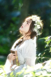 Stunning Asian Art Photography by YiTuYu Art Language Vol.9278 Featuring Model Wo Bian Cheng Zhu Le Ni Fu Ze Ma Aesthetic Portrait Collection-3