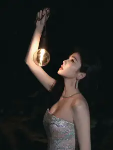 Bailu Shines Mystically with Light: Captivating Beauty in the Night, Igniting Curiosity-0