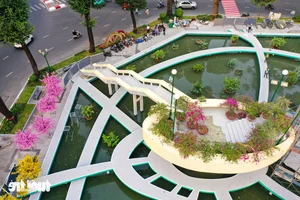 Discover the Stunning New Look of Ho Chi Minh City's Iconic Turtle Lake for Tet Celebrations-4