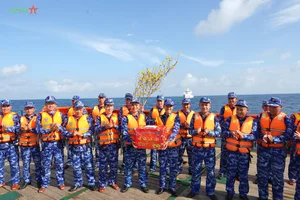 Dedicated Naval Officers Guarding Serene Coastal Waters During Spring: A Tribute to Maritime Duty and Breathtaking Ocean Landscapes-2
