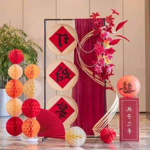 Sustainable Flexible Bamboo Lattice Decor Ideas for Lunar New Year 2026: Eco-Friendly Versatile Screens for Modern Home and Event Backdrops-1