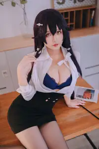 Coser Hina Jiao's captivating 'My Wife's Guidance Class Part01': Alluring lessons from the elegant teacher-4