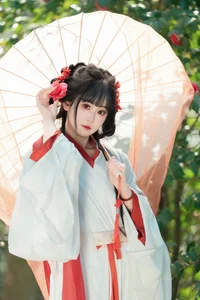 Hanfu Elegance Amidst Camellias YiTuYu Vol.8881 Jiao Yi Zhi Sui Sui-17