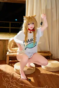 Coser kaOri Transforms into Adorable Catgirl Huang Dou Fen - Part01-10